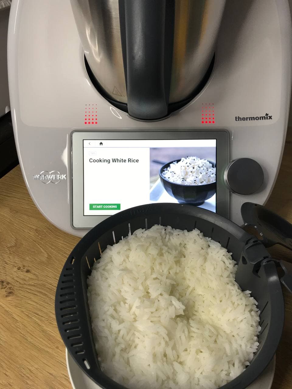 Nasi Putih Tanpa Kerak Thermomix Diari Dapur